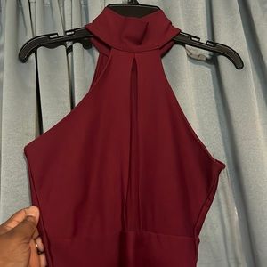 It’s a short dress like you would wear to a wedding